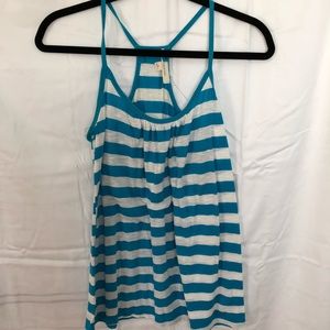 Flowy blue tank